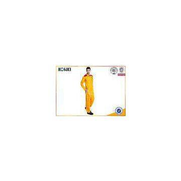 Personalised Automotive Uniform Shirts Orange Color Overall For Man