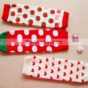 Wholesale Rainbow Striped Print Children Posh Kids Knitted Leg Warmer Cotton Baby Leg Warmer photo-5