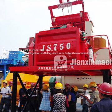 China Factory JS750 Concrete Mixer With Electric Motor photo-5