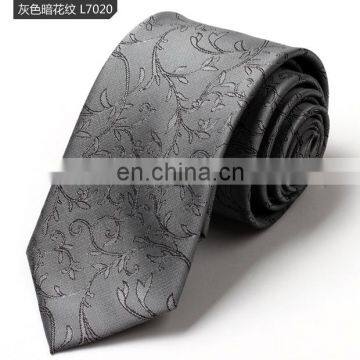 2014 latest fashion woven yarn dyed silk men grey formal necktie for men shirt