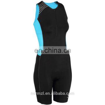 Wholesale Invisible Zipper Women triathlon wear One Piece Triathlon Swimsuits