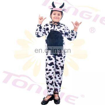 Wholesale animal cosplay custumes for kid cow mascot costume for carnival