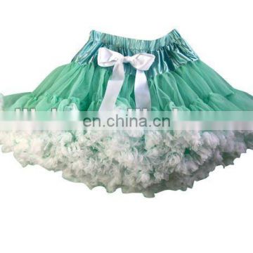 two tone colour girl pettiskirts/baby tutu skirts MP-0033