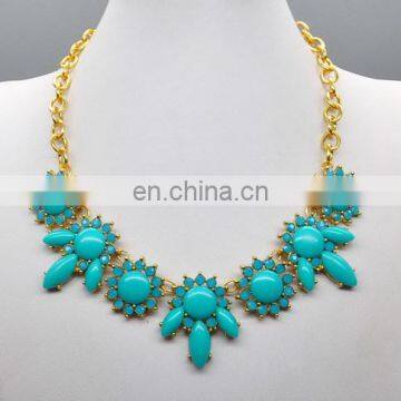 alibaba express stock bib statement necklace MOQ 24pcs per color