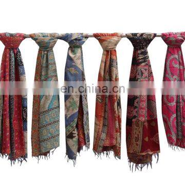 Wholesale Vintage Cotton Kantha Scarve Handmade Kantha Shawl