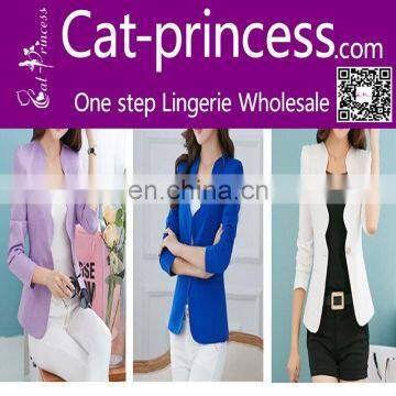 Wholesale fashion women basic jacket