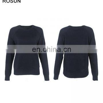 Best boys sweater design as close stitches ridges shoulder long sleeve wholesale blank T shirt of pullover mens jumper