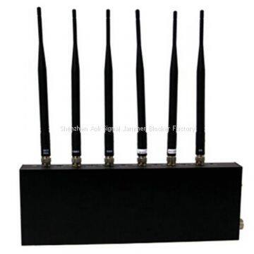 Chinajammerblocker.com: 6 Antennas Bluetooth + Cell Phone Signal Jammer