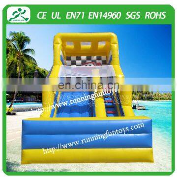 2015 beautiful inflatable car model dry slide/ inflatable water slides with arch