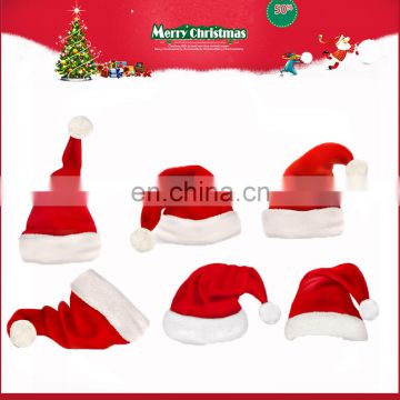 Mini Santa Claus Christmas Plush Hat for Kids Christmas 2016