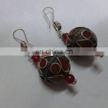 Afghan Tribal Bead Earrings