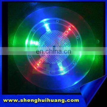 2015 fashion LED light up coaster with change color