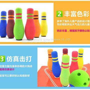 OEM Fun Foam Bowling Ball Sets , EVA Bowling Ball For Family