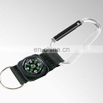 Navigation Compass Keychain Carabiner Keychain With Webbing photo-3