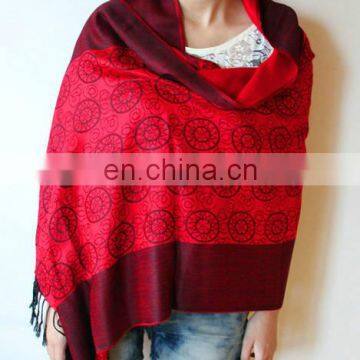 2014 new cashew flower jacquard viscose pashmina shawl lady's scarf 180*70cm