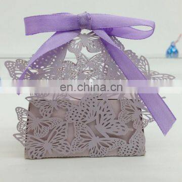 Hollow butterfly wedding favours party gift candy paper box