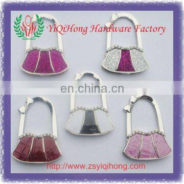 custom bag shape bag hanger/purse hanger/bag hook