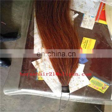 Raw Pattern and Pelt Type Black Horse Tail Hair photo-2