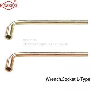 non sparking tools Wrench Socket L-Type Al-cu