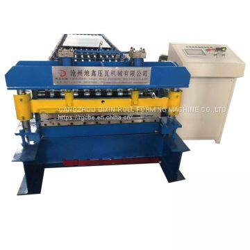 colored steel roof panel roll forming machine/IBR roof tile machine