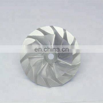 HX50 7+7 blades 66.92/99.01mm Billet/milling/aluminum 2618 compressor wheel for 4044319/4044840/4047075/4044198