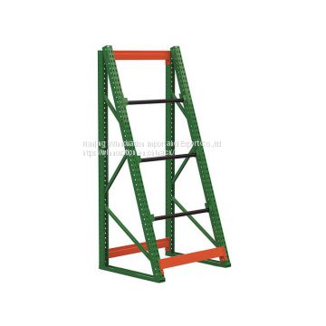 Warehouse wire cable reel rack for tubing rope and chain