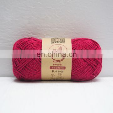 8 ply cotton acrylic and linen blend fancy ribbon yarn for shawl and sweater