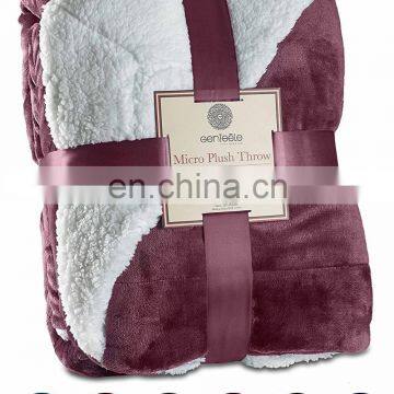 Double Sided Ultra Plush Throw Polar Fleece Sherpa Blanket photo-6