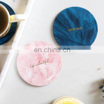 China Supplier Personalized Felt Natural Printing Coaster Manufacturer photo-7