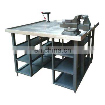 stainless steel square work bench test bed work table