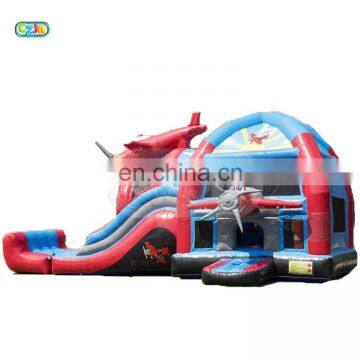 Regular Plane inflatable jumper bouncer jumping bouncy castle bounce house