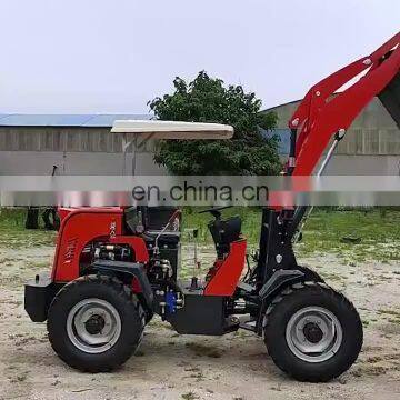 smallest 25 HP single cylinder diesel engine wheel loader with roof