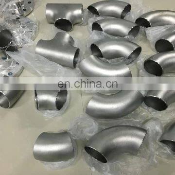 Incoloy800 Incoloy800H Incoloy825 Alloy Steel Pipe Fitting SS Elbow / Reducer / Tee / Cap