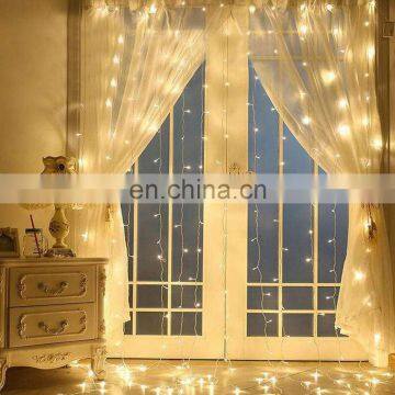 220V led fairy curtain lights Led Christmas Light Garland For Wedding Home Window Party Decor