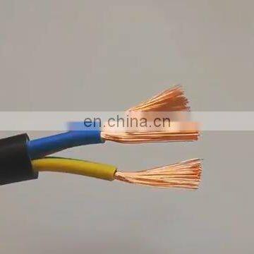 H05VV-F/H03VV-F 2 Core 3 Core PVC Insulated Wire Flexible Electrical Multiconductor Cable