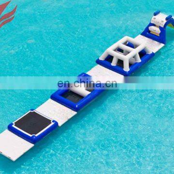 floating Inflatable water obstacle course wipeout obstacle for sale