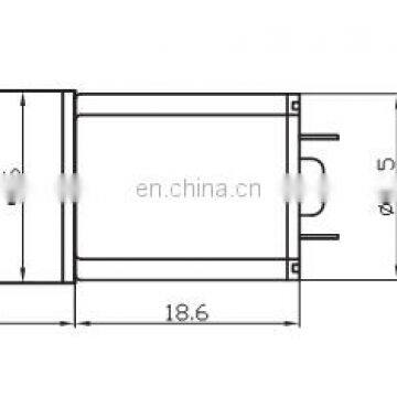 MBI-16A030 10-500rpm 6.0V 3V 16MM DC Small Metal Brush Spur Gear Motor for Padlocks and Smart Home Use