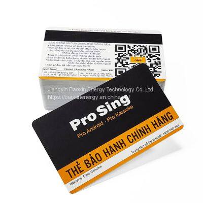 Custom Credit Card Size Business Card With Embossed Number Holographic Overlay for High Quality Plain Pvc Card Printing Hologram photo-5