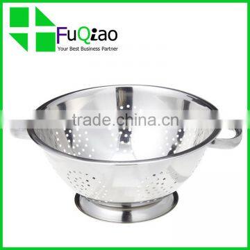 High Quality Cooking Tools food grade Stainless Steel Colander vegetable strainer