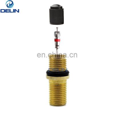 For Submersible pump brass Schrader valve stem 8v1 thread