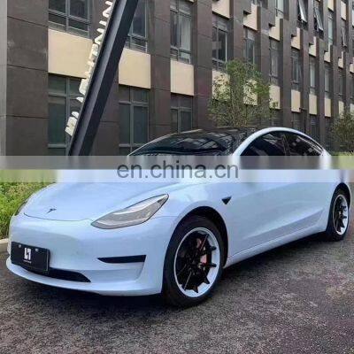 Crystal The Fog Is Blue Car Vinyl Wrap Air Self-adhesive Decoration Roll Film Vehicle Auto Stickers car wrapping film vinyl