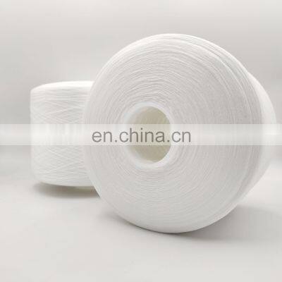 Factory Supply White Color Sewing Thread High Tenacity Dyeing Tube Polyester Poly Core Spun