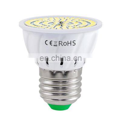 LED lamp cup 2835 SMD spotlight E27 B22 MR16 GU10 household energy-saving plastic lamp cup