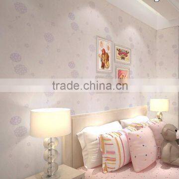 Light Violet Peelable Vinyle Classic Wallpaper