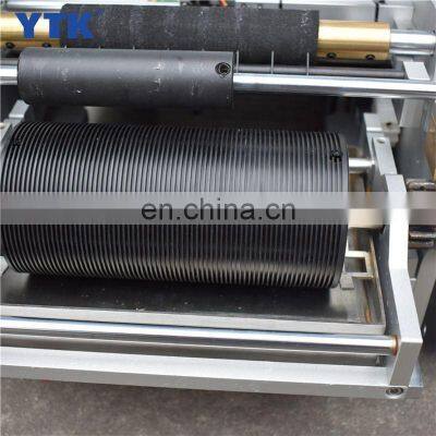 Hot Sell Semi Automatic Composite Paper Tube Honey Jar Beer Wine Bottle Sticker Cold Wet Glue Labeling Machine photo-2