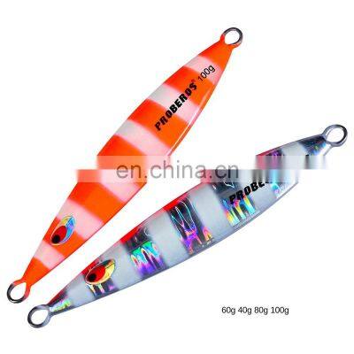 40G/60G/80G/100Gplate fish lead lure hard bait Tossing submerged bait simulation lure fishing gear factory sales