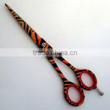 Hair Scissors (Tiger Skin Style Color Coated)