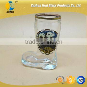 mini boot shape glass wine cup