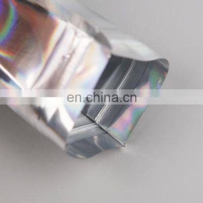 Custom Resealable Zip Lock Foil Aluminized Stand up Pouch With Bottom Gusset Plastic Packaging photo-4