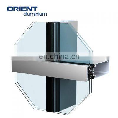 ALUMINUM FACADE SYSTEMS curtain wall aluminum alloy profiles